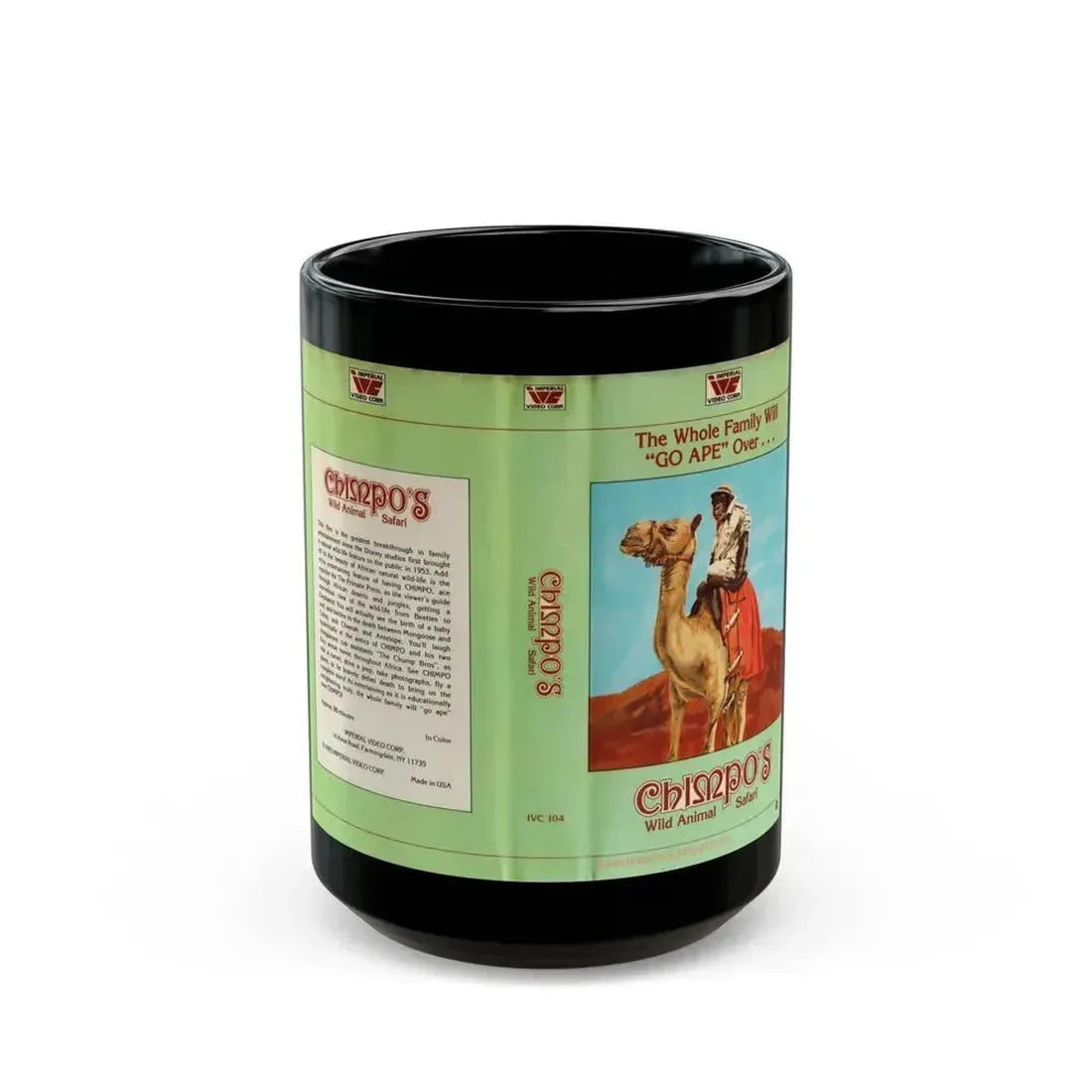 CHIMPOS (VHS COVER) - Black Coffee Mug 15oz - Go Mug Yourself