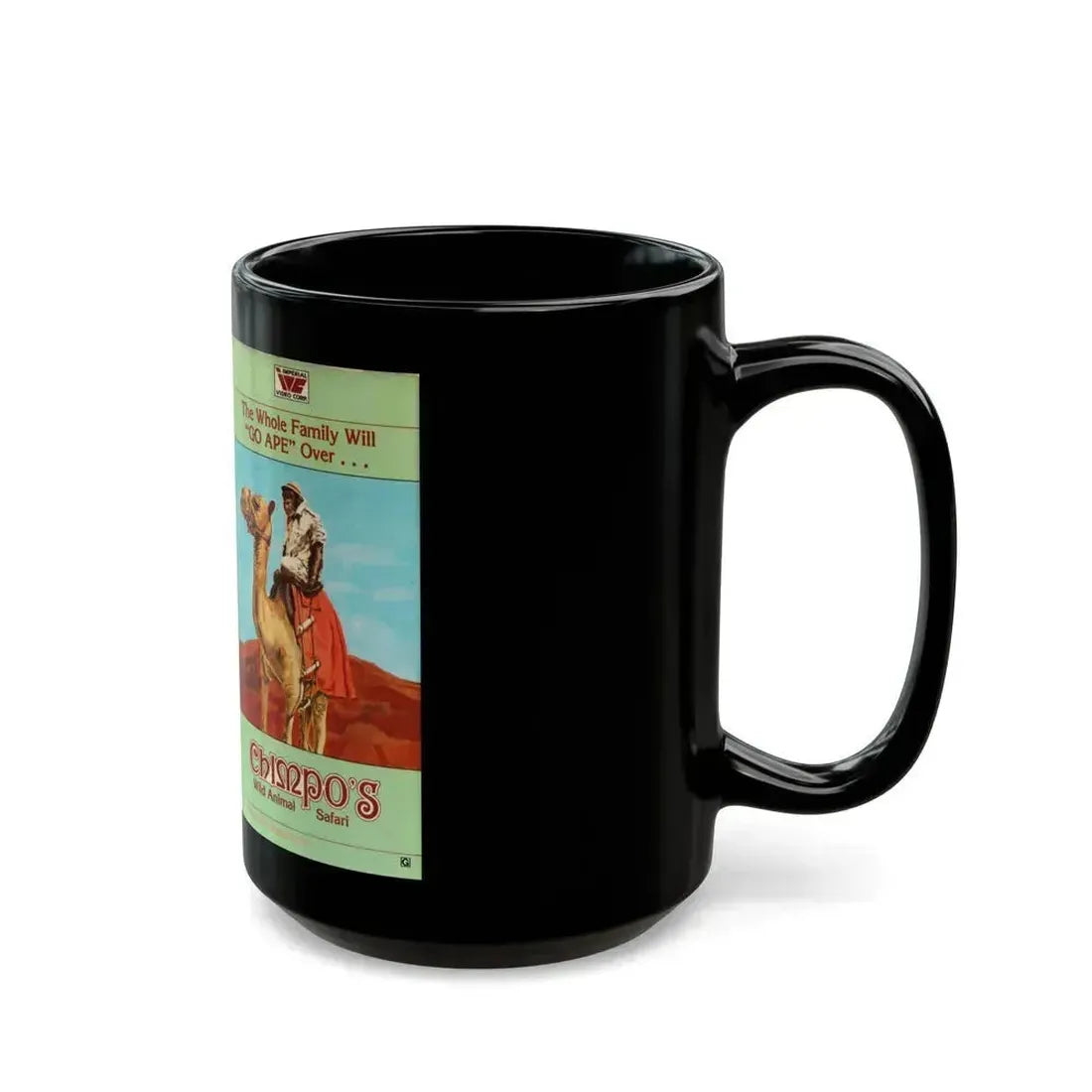 CHIMPOS (VHS COVER) - Black Coffee Mug - Go Mug Yourself