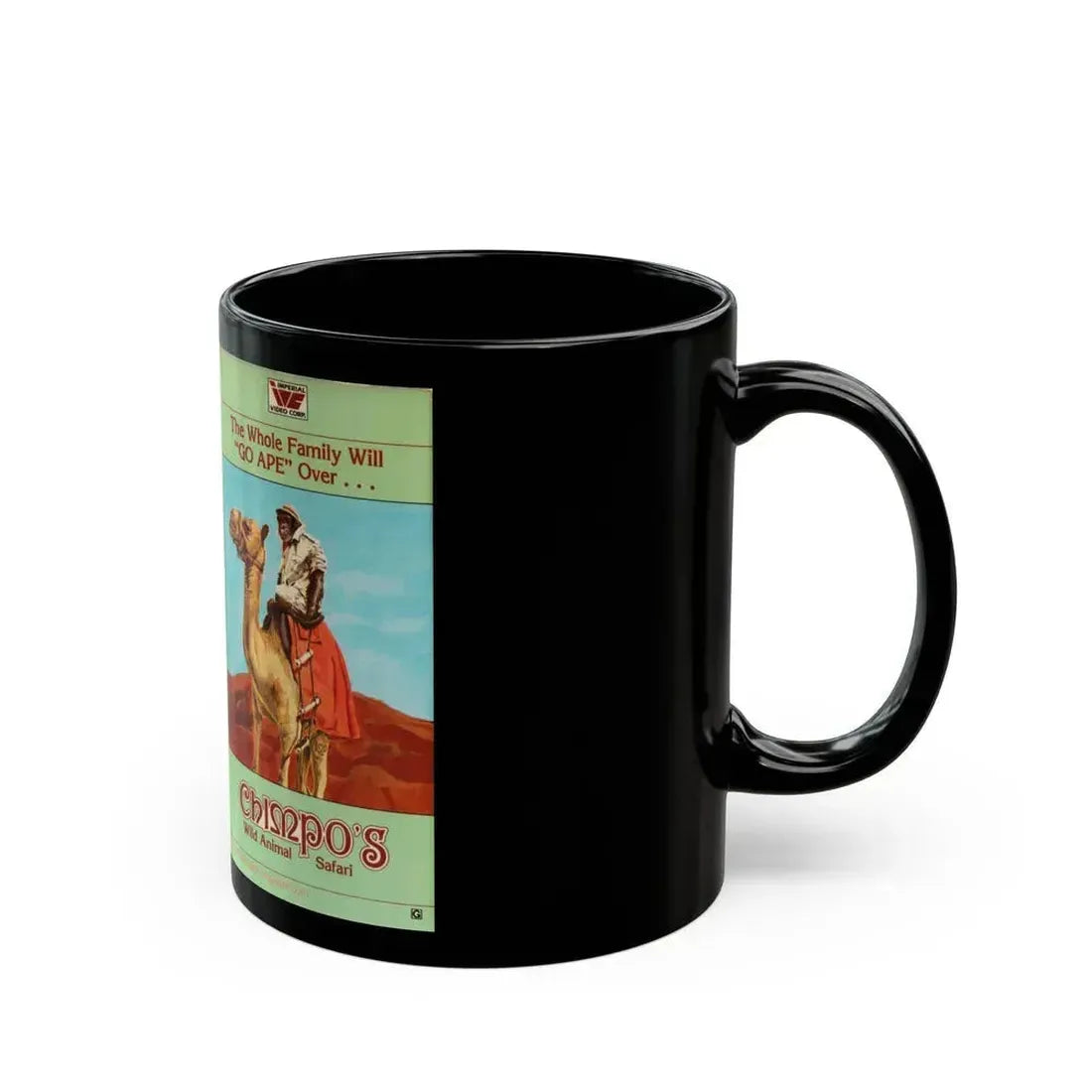 CHIMPOS (VHS COVER) - Black Coffee Mug - Go Mug Yourself