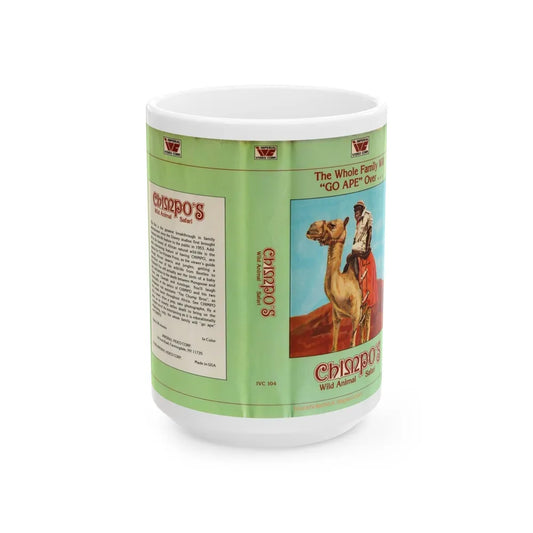 CHIMPOS (VHS COVER) - White Coffee Mug-15oz-Go Mug Yourself