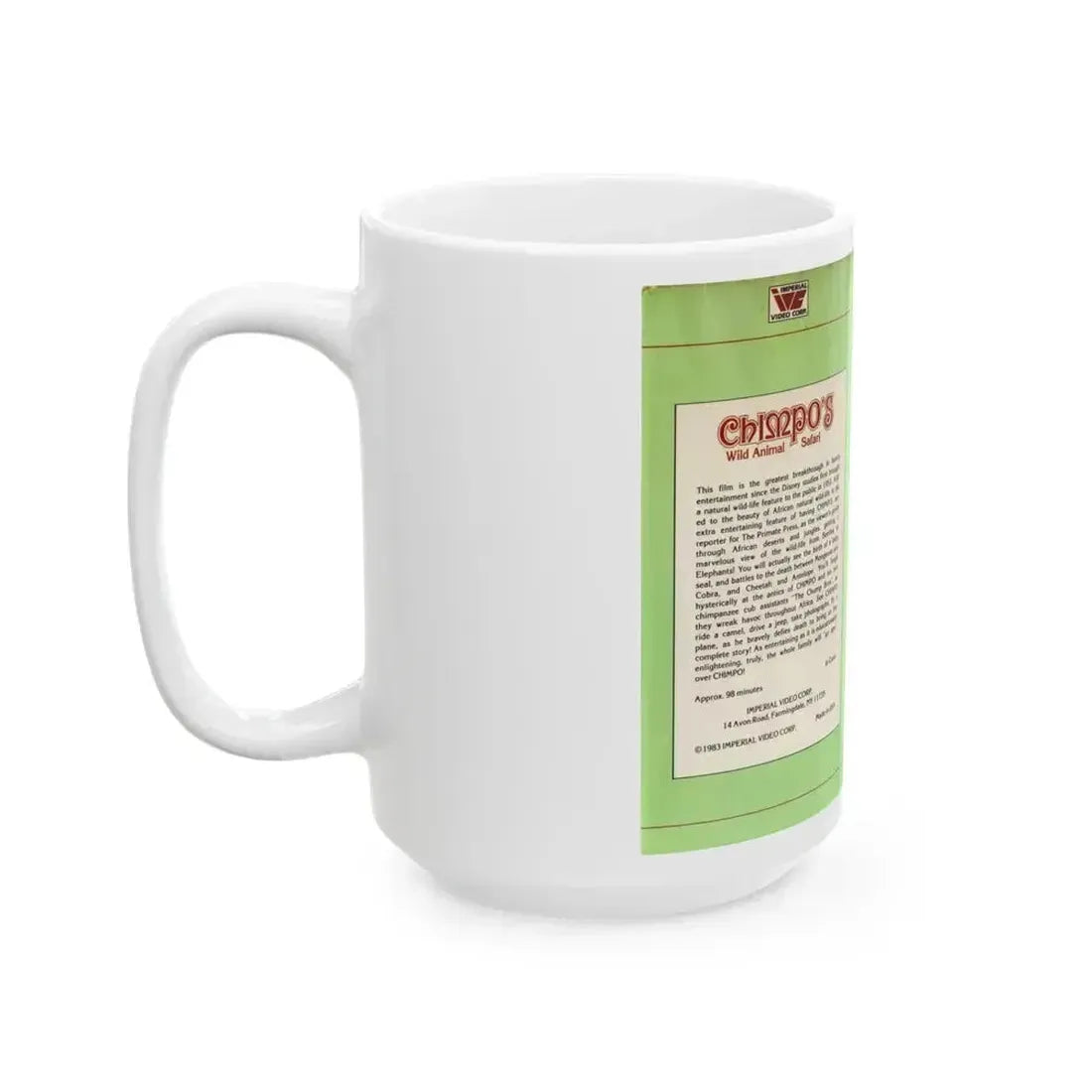 CHIMPOS (VHS COVER) - White Coffee Mug - Go Mug Yourself