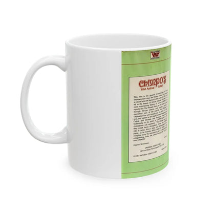 CHIMPOS (VHS COVER) - White Coffee Mug-Go Mug Yourself