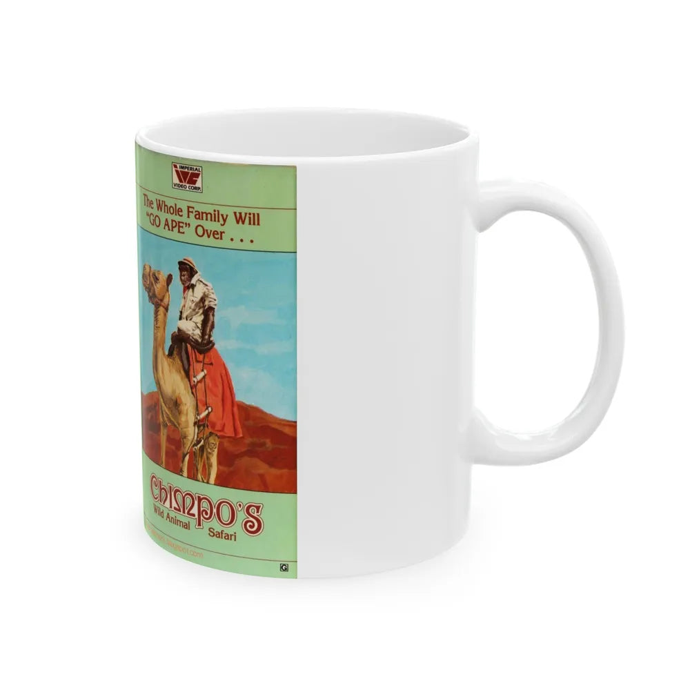 CHIMPOS (VHS COVER) - White Coffee Mug-Go Mug Yourself