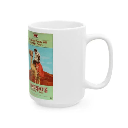CHIMPOS (VHS COVER) - White Coffee Mug - Go Mug Yourself