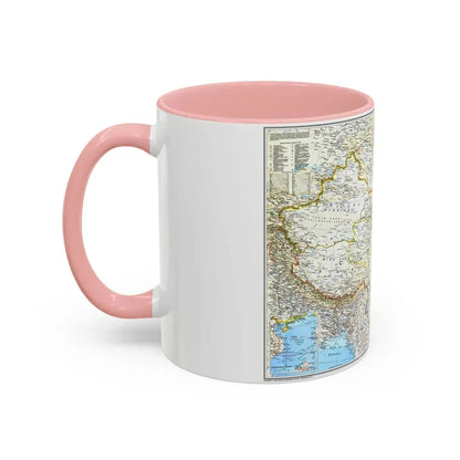 China 1 (1991) (Map) Accent Coffee Mug - Go Mug Yourself