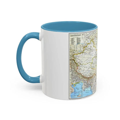 China 1 (1991) (Map) Accent Coffee Mug - Go Mug Yourself