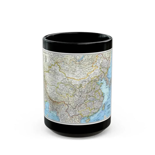 China 1 (1991) (Map) Black Coffee Mug 15oz - Go Mug Yourself