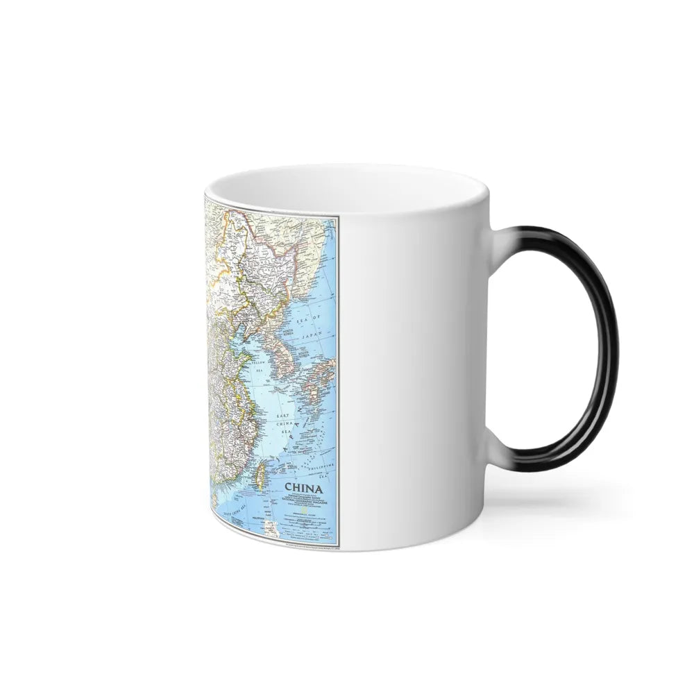 China 1 (1991) (Map) Color Changing Mug 11oz-Go Mug Yourself