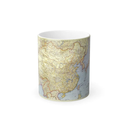 China (1945) (Map) Color Changing Mug 11oz-11oz-Go Mug Yourself