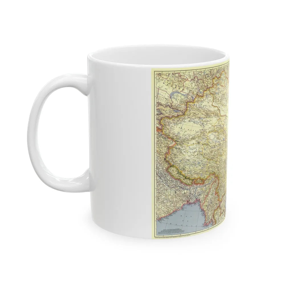 China (1945) (Map) White Coffee Mug-Go Mug Yourself