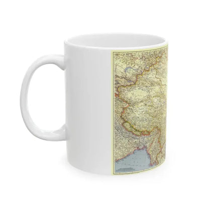 China (1945) (Map) White Coffee Mug - Go Mug Yourself