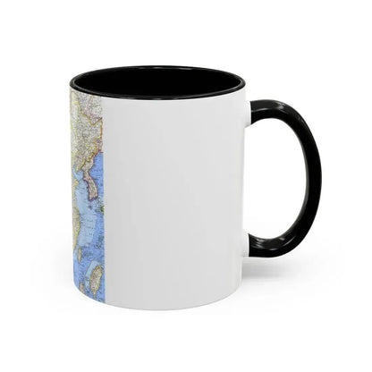 China (1964) (Map) Accent Coffee Mug - Go Mug Yourself