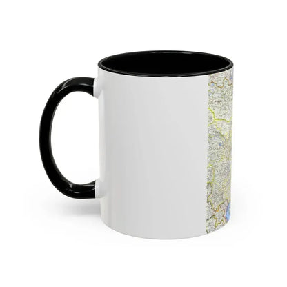 China (1964) (Map) Accent Coffee Mug - Go Mug Yourself