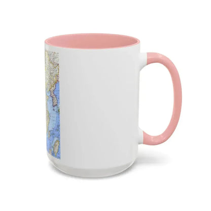 China (1964) (Map) Accent Coffee Mug - Go Mug Yourself