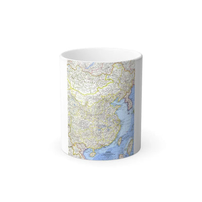 China (1964) (Map) Color Changing Mug 11oz-11oz-Go Mug Yourself