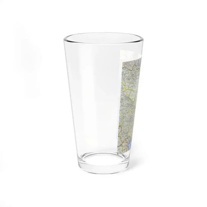 China (1964) (Map) Pint Glass 16oz - Go Mug Yourself