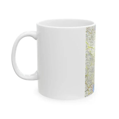 China (1964) (Map) White Coffee Mug - Go Mug Yourself