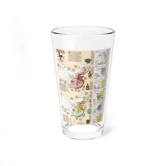China 2 (1991) (Map) Pint Glass 16oz 16oz - Go Mug Yourself