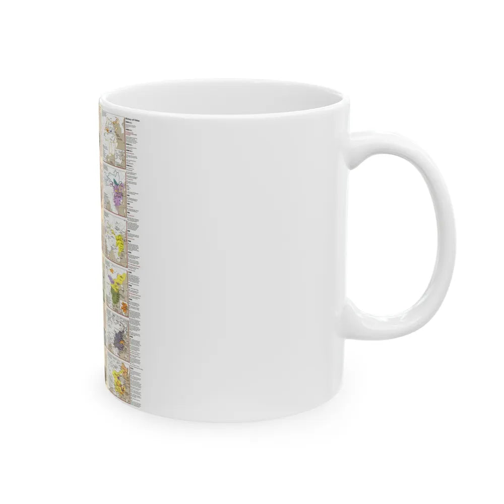 China 2 (1991) (Map) White Coffee Mug-Go Mug Yourself