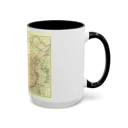 China and its Territories (1912) (Map) Accent Coffee Mug - Go Mug Yourself