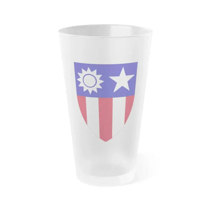 China Burma India Theater (U.S. Army) Frosted Pint Glass 16oz Default Title - Go Mug Yourself