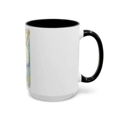 China Coast and Korea (1953) (Map) Accent Coffee Mug - Go Mug Yourself