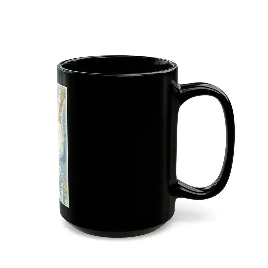 China Coast and Korea (1953) (Map) Black Coffee Mug - Go Mug Yourself