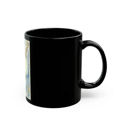China Coast and Korea (1953) (Map) Black Coffee Mug - Go Mug Yourself