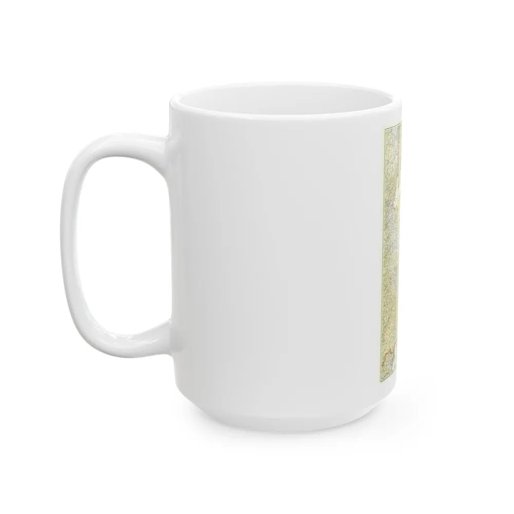 China Coast and Korea (1953) (Map) White Coffee Mug-Go Mug Yourself