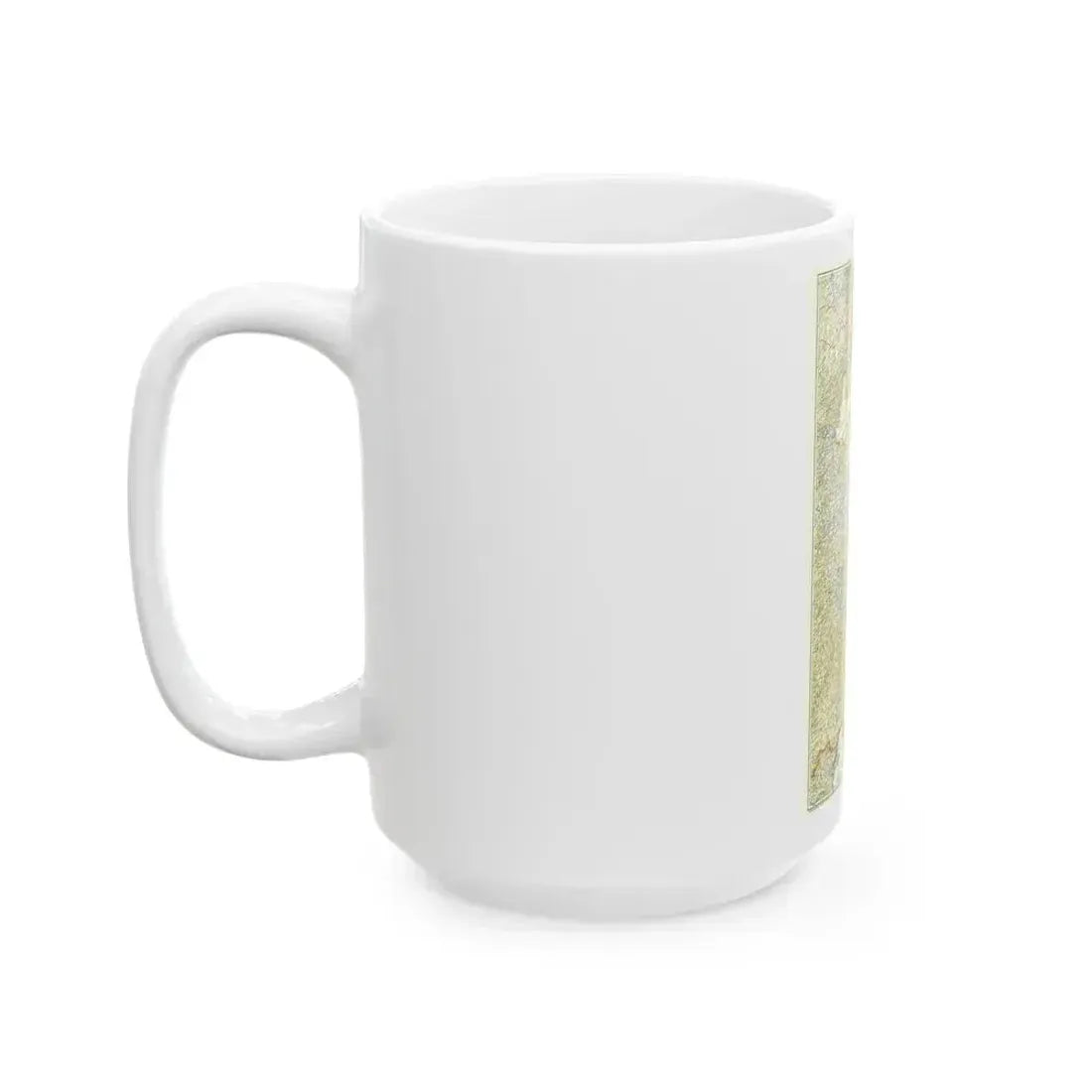 China Coast and Korea (1953) (Map) White Coffee Mug - Go Mug Yourself