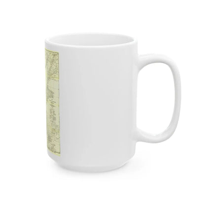 China, North Eastern (1900) (Map) White Coffee Mug-Go Mug Yourself