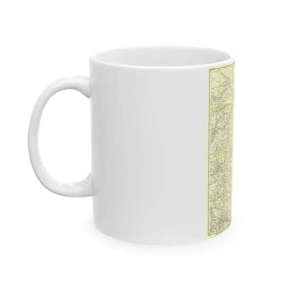 China, North Eastern (1900) (Map) White Coffee Mug - Go Mug Yourself