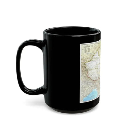 China - The People's Republic (1980) (Map) Black Coffee Mug - Go Mug Yourself
