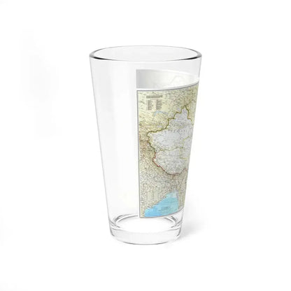 China - The People's Republic (1980) (Map) Pint Glass 16oz - Go Mug Yourself
