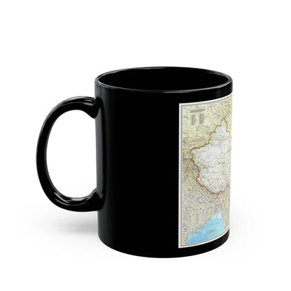 China - The People's Republic (1980) (Map) Black Coffee Mug-Go Mug Yourself