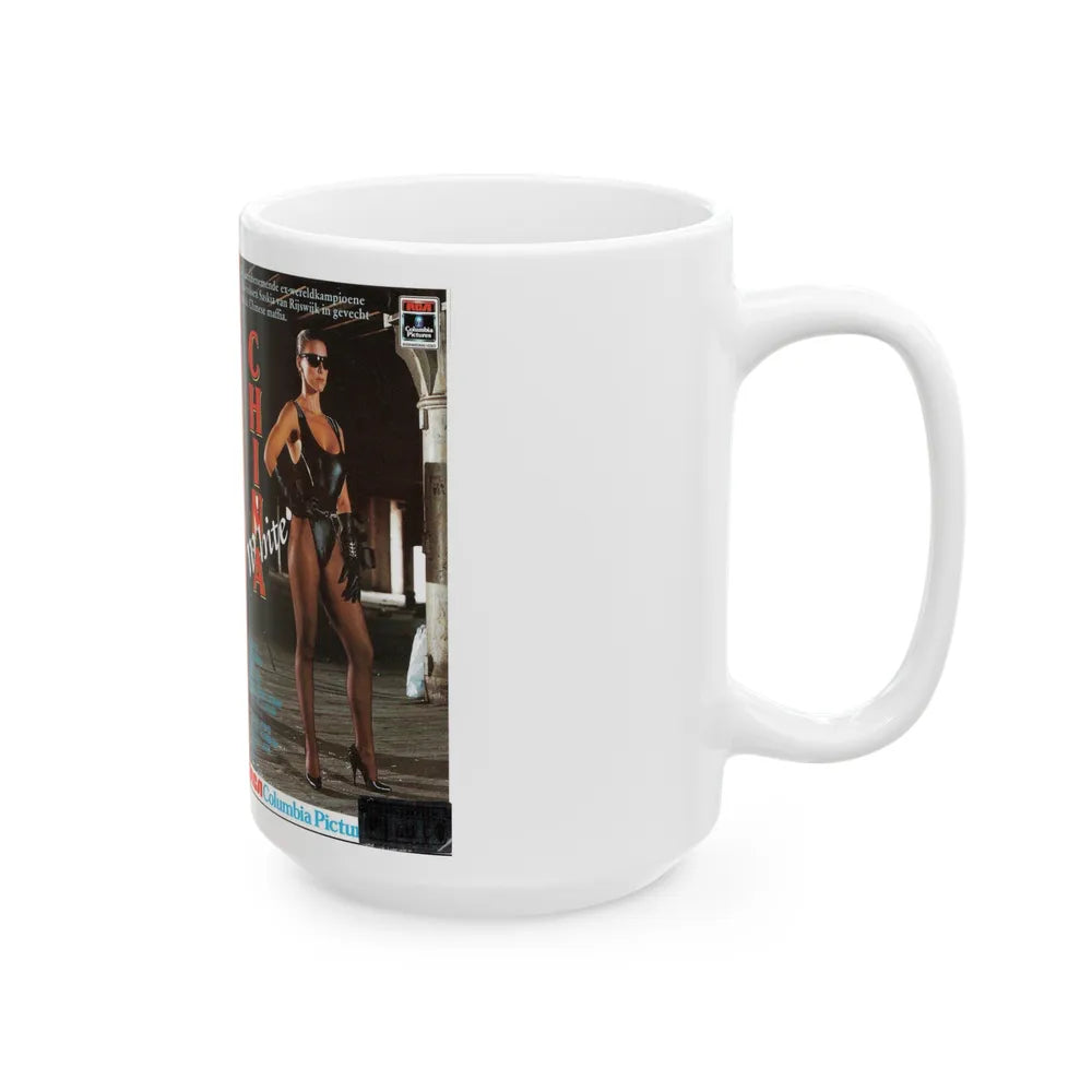 CHINA WHITE (VHS COVER) - White Coffee Mug-Go Mug Yourself