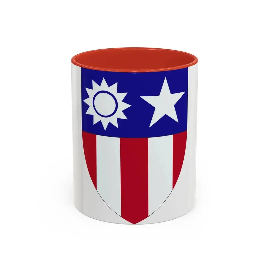 ChinaBurmaIndia Theater (U.S. Army) Accent Coffee Mug 11oz Red - Go Mug Yourself