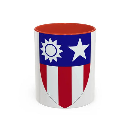 ChinaBurmaIndia Theater (U.S. Army) Accent Coffee Mug 11oz Red - Go Mug Yourself