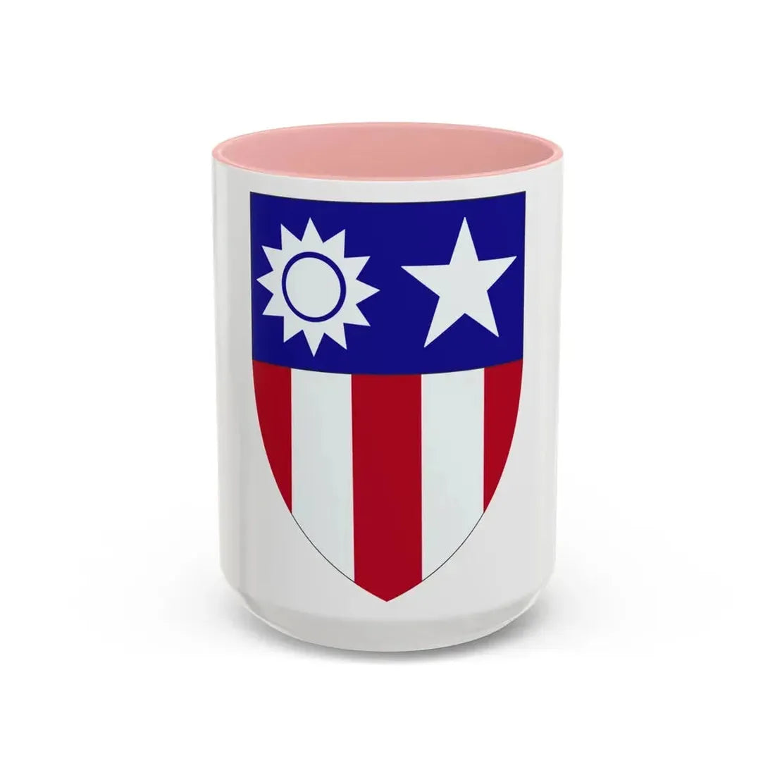 ChinaBurmaIndia Theater (U.S. Army) Accent Coffee Mug 15oz Pink - Go Mug Yourself
