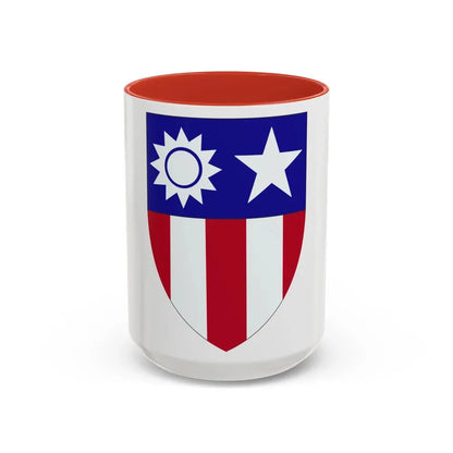 ChinaBurmaIndia Theater (U.S. Army) Accent Coffee Mug 15oz Red - Go Mug Yourself