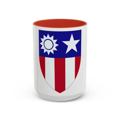 ChinaBurmaIndia Theater (U.S. Army) Accent Coffee Mug 15oz Red - Go Mug Yourself
