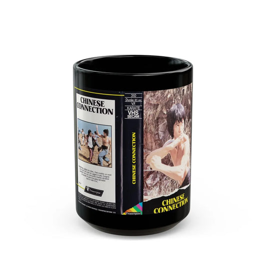 CHINESE CONNECTION (VHS COVER) - Black Coffee Mug-15oz-Go Mug Yourself