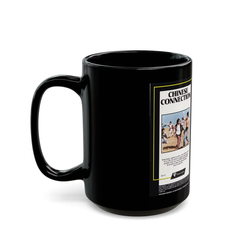 CHINESE CONNECTION (VHS COVER) - Black Coffee Mug-Go Mug Yourself