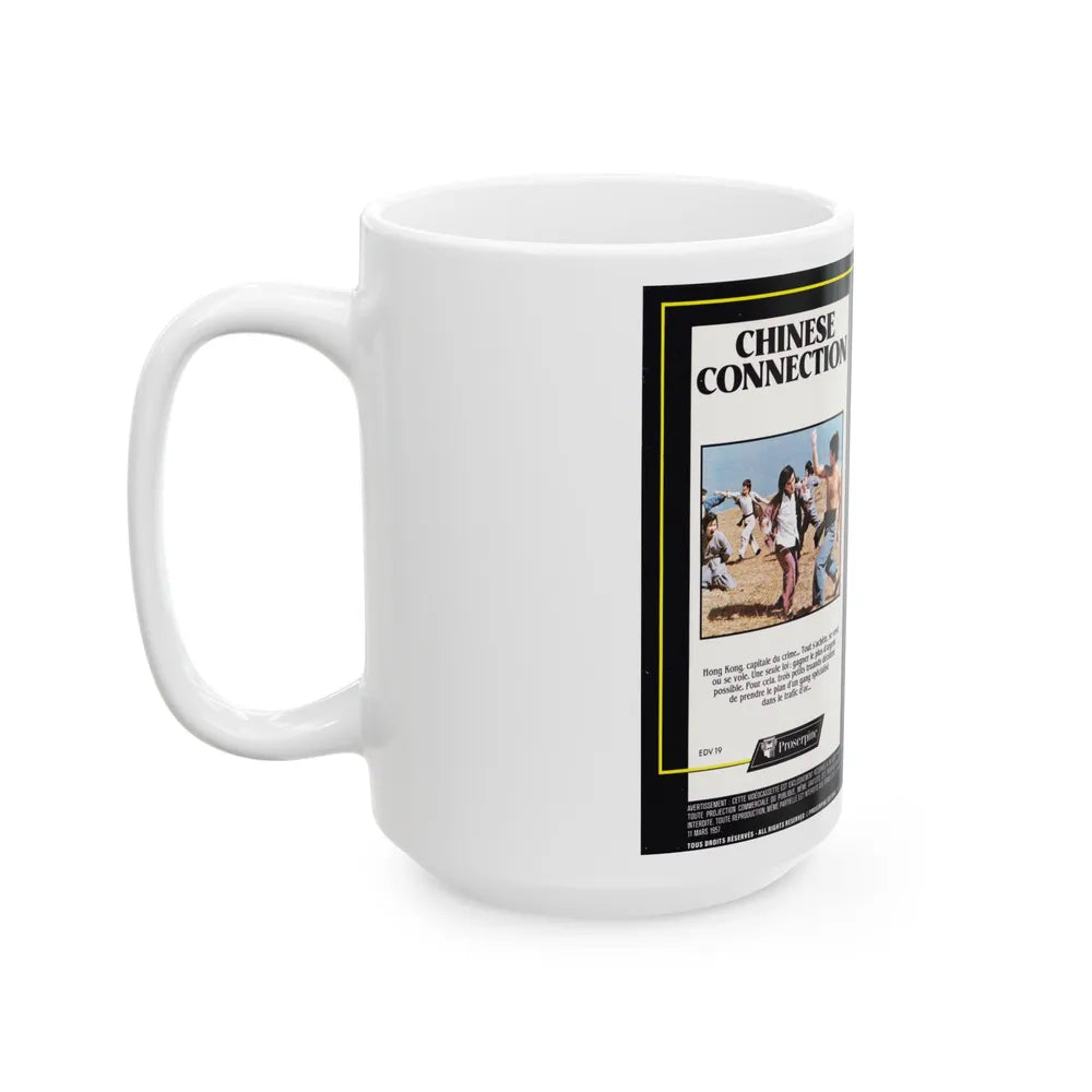 CHINESE CONNECTION (VHS COVER) - White Coffee Mug-Go Mug Yourself