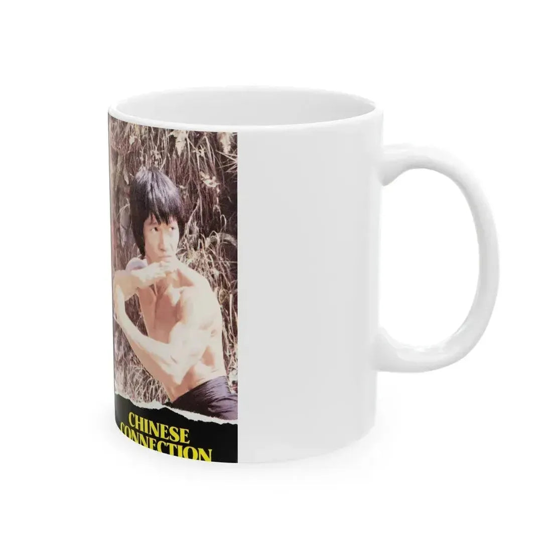 CHINESE CONNECTION (VHS COVER) - White Coffee Mug - Go Mug Yourself