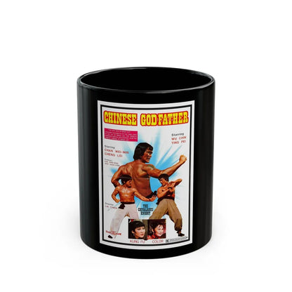 CHINESE GODFATHER 1974 Movie Poster - Black Coffee Mug-11oz-Go Mug Yourself