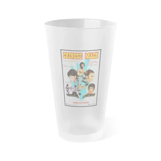 CHINESE MACK (CHINESE GODFATHER) 1974 Movie Poster - Frosted Pint Glass 16oz 16oz Frosted - Go Mug Yourself