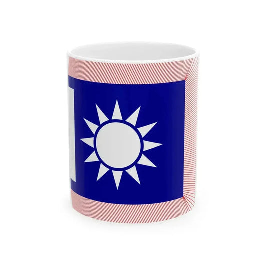 Chinese National Revolutionary Army Regiment Flag 1925 (China) White Coffee Mug 11oz - Go Mug Yourself