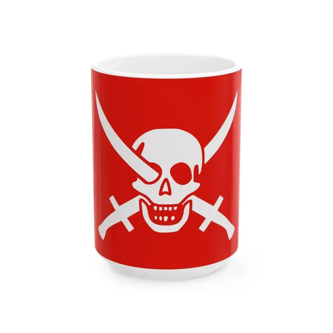 Ching Shih Jolly Roger (China) White Coffee Mug 15oz - Go Mug Yourself