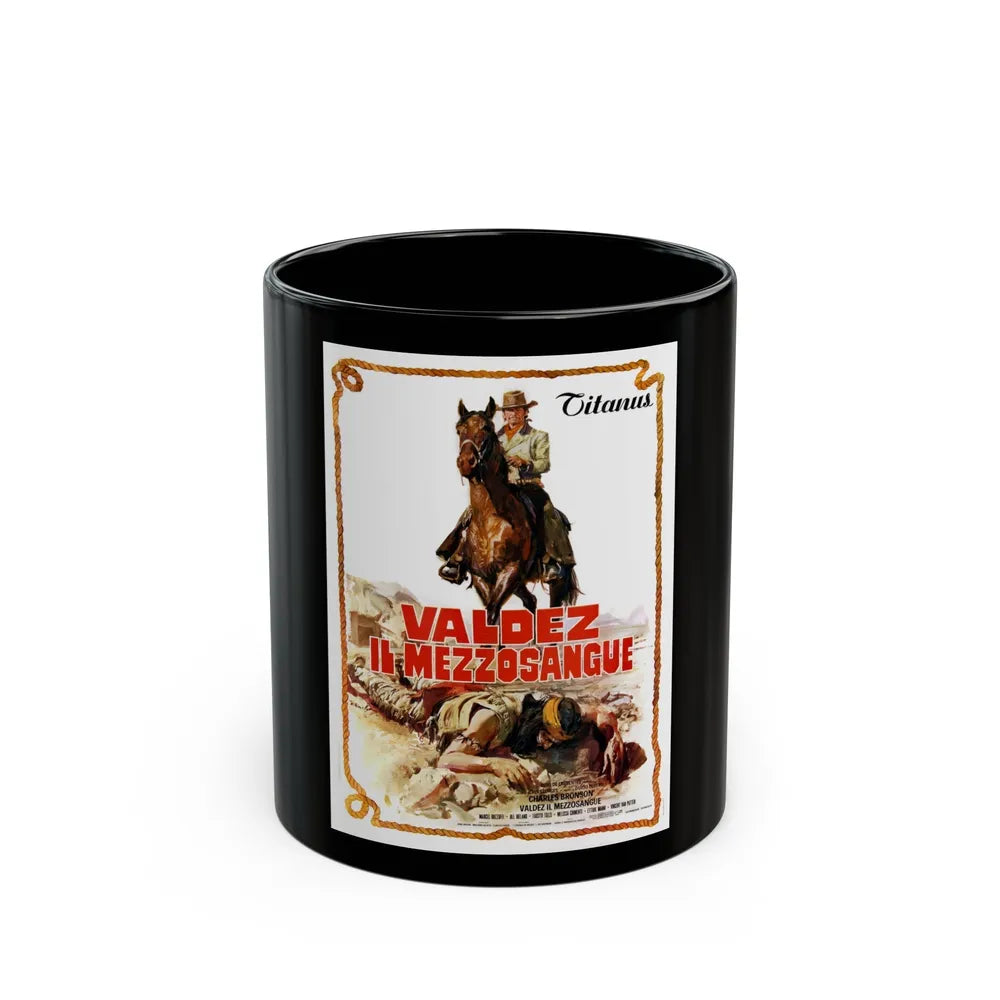 CHINO 1973 Movie Poster - Black Coffee Mug-11oz-Go Mug Yourself